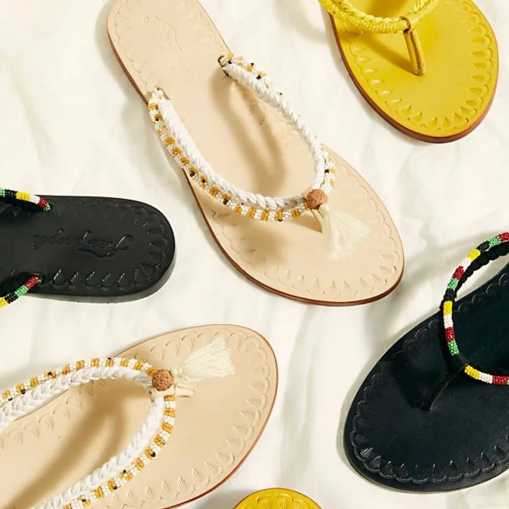 NWT ~  Free People Menorca Thong Sandal - Picture 6 of 11